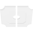 thumbnail image 2 of 34"OD x 6"ID x 20 1/4"C x 1"P Locke Architectural Grade PVC Contemporary Ceiling Medallion, Two Piece, 2 of 11