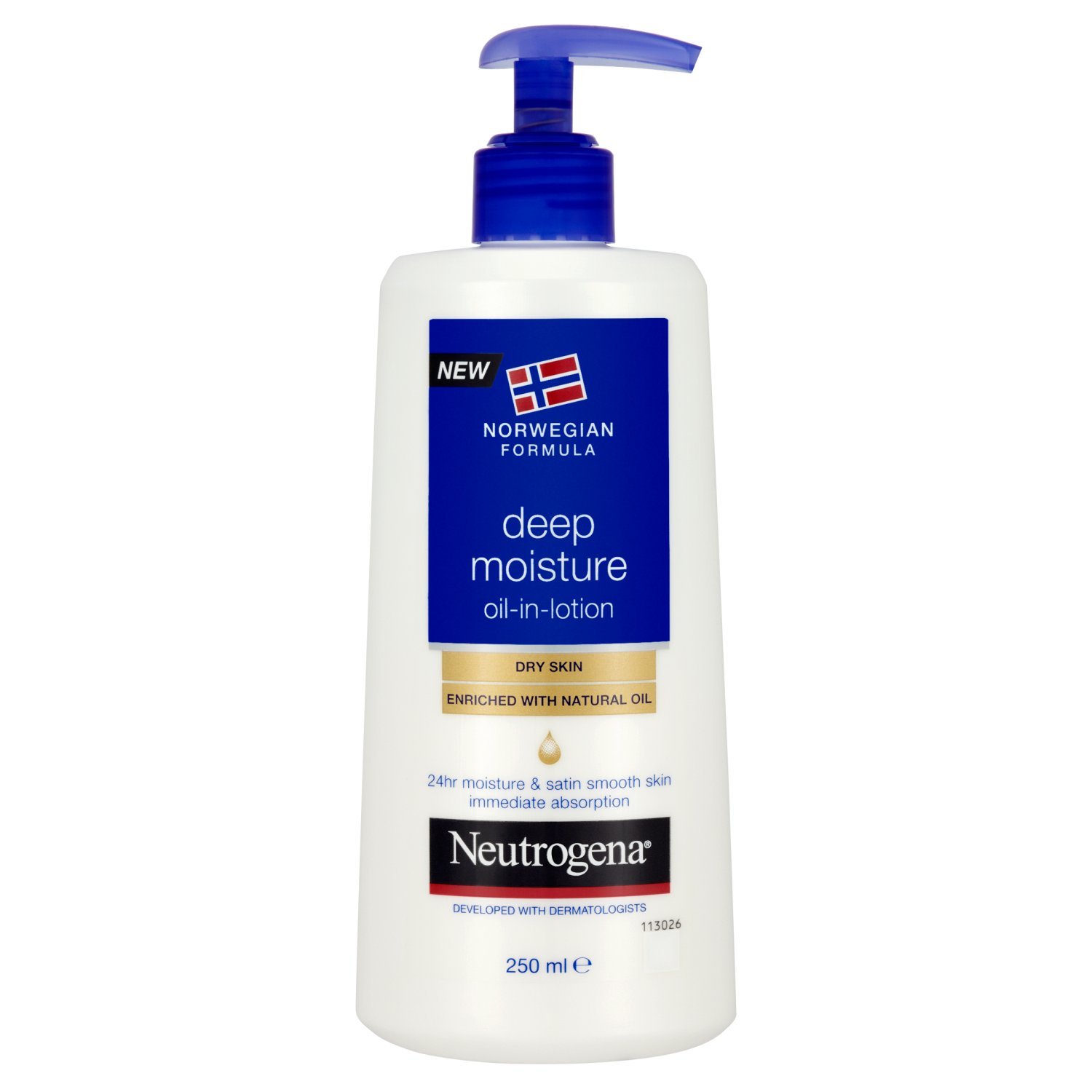 Neutrogena Deep Moisturizing Lotion Oil In 250Ml Dry Skin