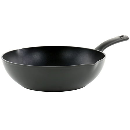 Oster 4.1 Quart Aluminum Nonstick Wok in Black