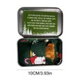 thumbnail image 2 of Ositos navideños de bolsillo con tapa con tarjeta y saco de dormir para las vacaciones de Navidad, 2 of 7
