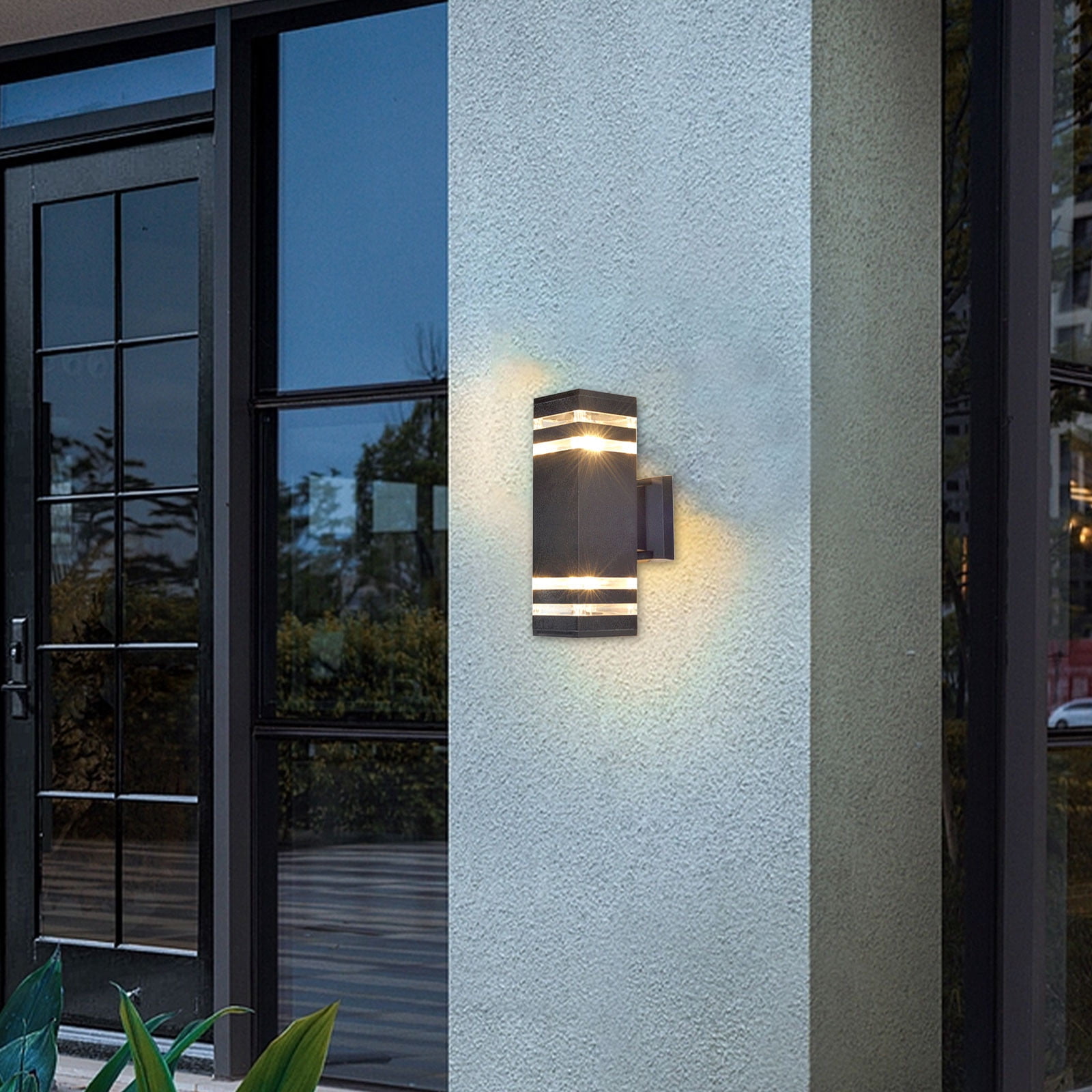 Kokovifyves Outdoor Wall Light, Outdoor Fixture Wall Mount, Modern Outdoor Wall Porch Light, Engineering Plastic Outdoor Wall Light, Waterproof Outdoor Fixture Wall Mount D