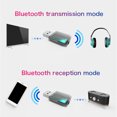 thumbnail image 4 of USB Bluetooth 5.0 Adaptador de audio Auriculares Altavoz Audio Mini transmisor inalámbrico Receptor, Negro Inevent EL5382-02B, 4 of 7
