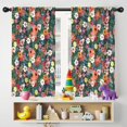 thumbnail image 5 of Blackout Kids Curtains,Pioneer Flower Floral Print Pattern Childrens Insulated Curtains Set Of 2,Bedroom Essentials,Toddler Room Decor 42"x54", 5 of 5