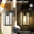 63"Solar Lamp Post Lights DHF10 2Pack, Outdoor Post Lights Pole Lights