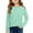 Mint Green#037, variant on LTTVQM Girls Long Sleeve Shirts Size 7-8 Casual Winter Polka Dots Graphic Tunic Tops Loose Fit Crew Neck Blouses Comfy T-Shirts Hot Pink 7-8 Years