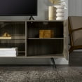 thumbnail image 5 of Walker Edison Thea Mid-Century Two-Door TV Stand for TVs up to 80", Slate, 5 of 24