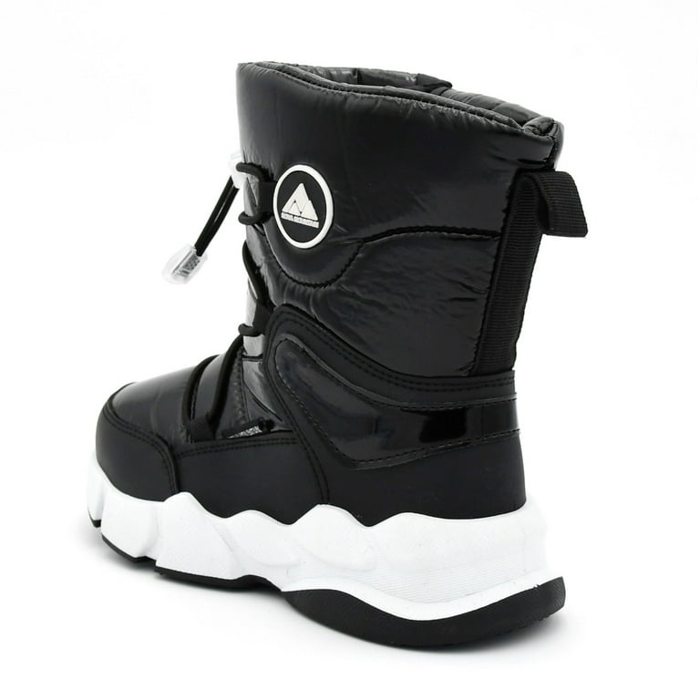 Nova Mountain Boys Girls Little Kids Winter Snow Boots NF NFWB105 Black 8