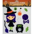 thumbnail image 2 of Serafina Home Halloween Gel Window Clings: Trick or Treating Ghosts Jack O Lanterns Pumpkins Sticker Decor Decorations for Home Office Business Windows and More!, 2 of 7
