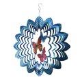 thumbnail image 1 of Spinner Colgante De Mariposa, Spinner De Viento De Jardín De Arte De Metal Cortado Con Láser, Carillones De Viento Giratorios De 360 ​​Grados Yuarrent HA014080-00, 1 of 5