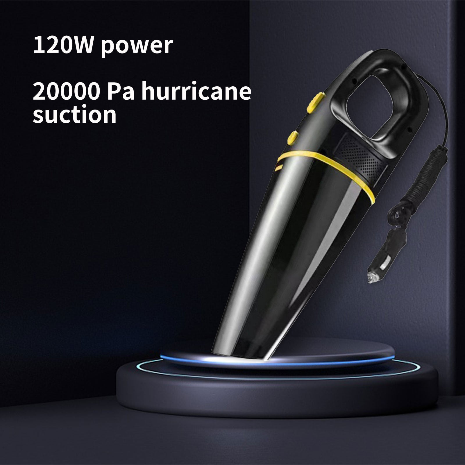Hesxuno Car Cleaning Kit Interior Detailing Kit Car Vacuum Cleaner - Small High Power Handheld Portable Car Vacuum W/Attachments, Detailing Kit Travel Car Detailing Kit Interior Cleaner
