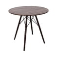 thumbnail image 3 of Comedor Oslo Redondo Nogal para 4 Personas Sillas Oslo Amarillas, 3 of 8