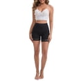 thumbnail image 2 of INSPIRE CHIC Women's Wide Lace Trim High-Waisted Shaping Panties Tummy Control Butt-Lifting Breathable Shapewear L Black, 2 of 5