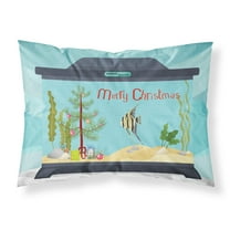 Angelfish Merry Christmas Fabric Standard Pillowcase