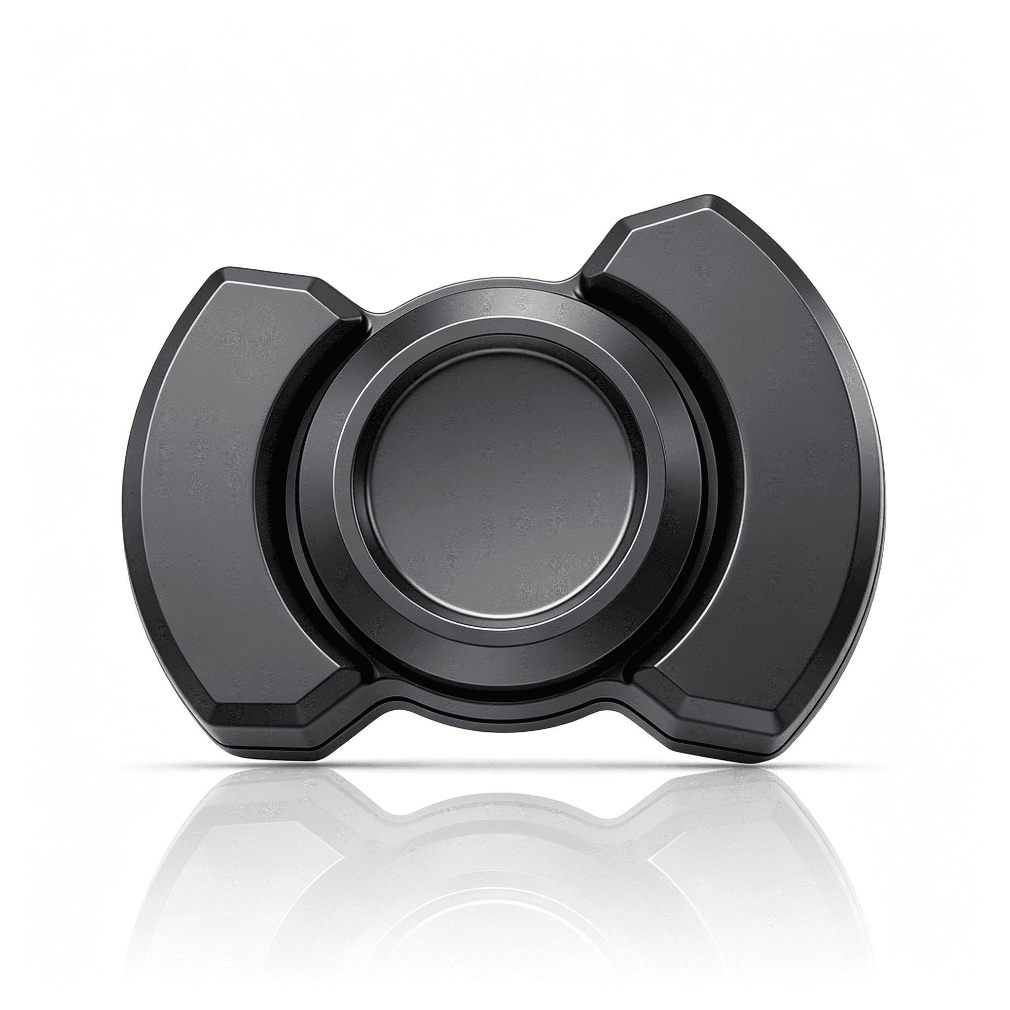 Top Secret Toys Thumbler Light-up Fidget Toy Black Plastic for