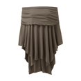 thumbnail image 5 of HJYCHN Elegant Off Shoulder Women's Wraps Asymmetric Hem Blouse Soft Flowy Shawl Top for Style Coffee M, 5 of 9
