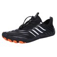 thumbnail image 2 of AUDeals Men's and Women's Water Shoes, Quick Dry Aqua Shoes with Elastic Stripes for Hiking, Swimming and Diving, 2 of 9