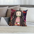 thumbnail image 6 of Kamado Nezuko Pillow Case Soft Pillow Cover Pillowcase Decorative Cushion Cover Home Decor 22 "x22 ", 6 of 8