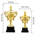 thumbnail image 2 of ADDHAT Trofeo Dorado De Plástico Para Ceremonia De Premiación Fiesta Y Competencias Con Base, 2 of 8