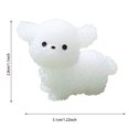 thumbnail image 3 of Huanglei Glow In Dark Miniature Resin Puppy Figurines Cute Dog For Micro Bonsai，It Glows Automatically In The Dark And Is Available In Six Sizes., 3 of 9