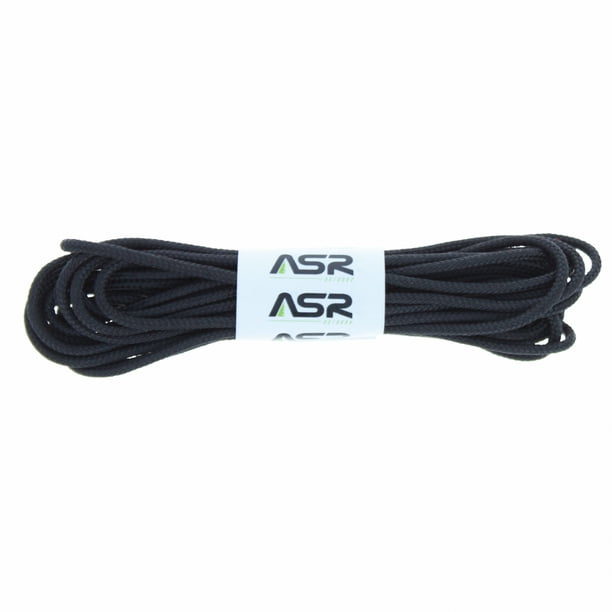 Asr Outdoor Cord 325lb Survival Sport Tactical Polyester Sleeved Rope - Black 500ft Black 500ft