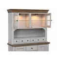 thumbnail image 6 of Sunset Trading Country Grove 8-Piece 96" Oval Extendable Wood Dining Set in Gray, 6 of 10