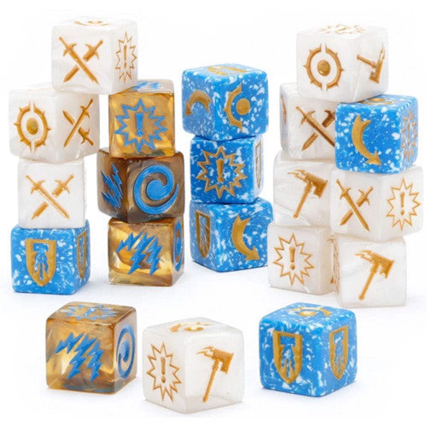 Necrons Dice Pack For Warhammer 40K - 20 X 16mm Dice, Official