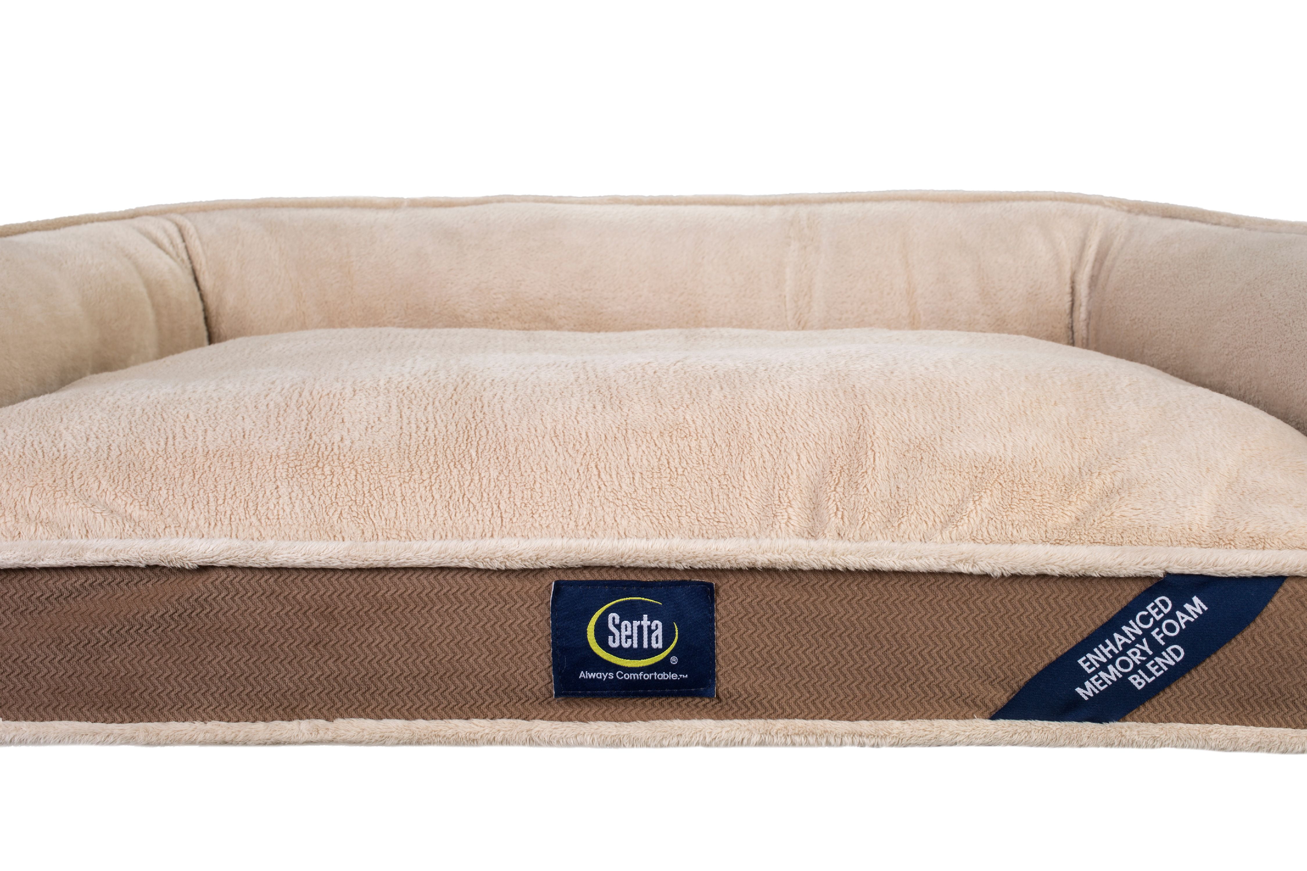 Serta Memory Foam Couch Pet Dog Bed 
