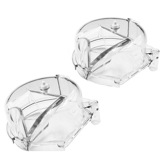 Pack of 2 User Friendly Grinder Lid Grinder Maintenance Part Grinder Assembly Lid Plastic Texture for Quick Detachment