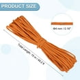 thumbnail image 2 of Uxcell Corde Paracorde Réfléchissante, Corde Paracorde Fluorescente pour Camping Randonnée Pêche Orange 49 Pieds, 2 of 7