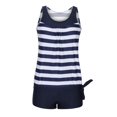 thumbnail image 3 of Womens Loose Bathing Suits Tankini Top with Boyshorts Two Piece Tummy Control Bikini Swimsuit, 3 of 6
