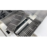 60'' Commercial Hot Plate Broiler Gas Range with Double Oven, 6 Burners, NSF Certified, Stainless Steel
