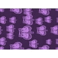 thumbnail image 1 of Ahgly Company Machine Washable Indoor Rectangle Transitional Dark Purple Area Rugs, 2' x 3', 1 of 7