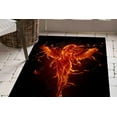 thumbnail image 4 of Abstract Woman Rugs, Black Rug, Angel Wings Rug, Personalizeds Rug, Fire Angel Woman Rug, Pattern Rugs, Gift For The Home Rug, Red Rugs, 2'x3' - 60x90 cm, 4 of 4