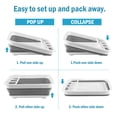 thumbnail image 4 of Collapsible Dish Drying Rack – Rustproof Foldable RV Dish Drying Rack with Utensil Holder, 360° Drainage, Space-Saving for Kitchen, Camping, BBQ & Boats, 4 of 7