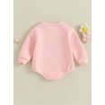 thumbnail image 4 of Liacowi Baby Girls Romper 3 6 9 12 18 Months Infant Clothes Long Sleeve Crew Neck Embroidery Flower Bodysuit Clothes for Casual Daily, 4 of 9