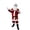 8pcs, variant on Men's Deluxe Velvet Santa Claus Costume Plus Size,Adults Christmas Traditional Santa Costume Cosplay Party Outfit