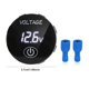 thumbnail image 3 of Speravity DC 5V-48V Voltímetro de motocicleta Pantalla digital LED Medidor de voltaje de automóvil Control táctil IP65 Camión impermeable Automóvil Type3 NO3 Speravity VI015370-04B, 3 of 6