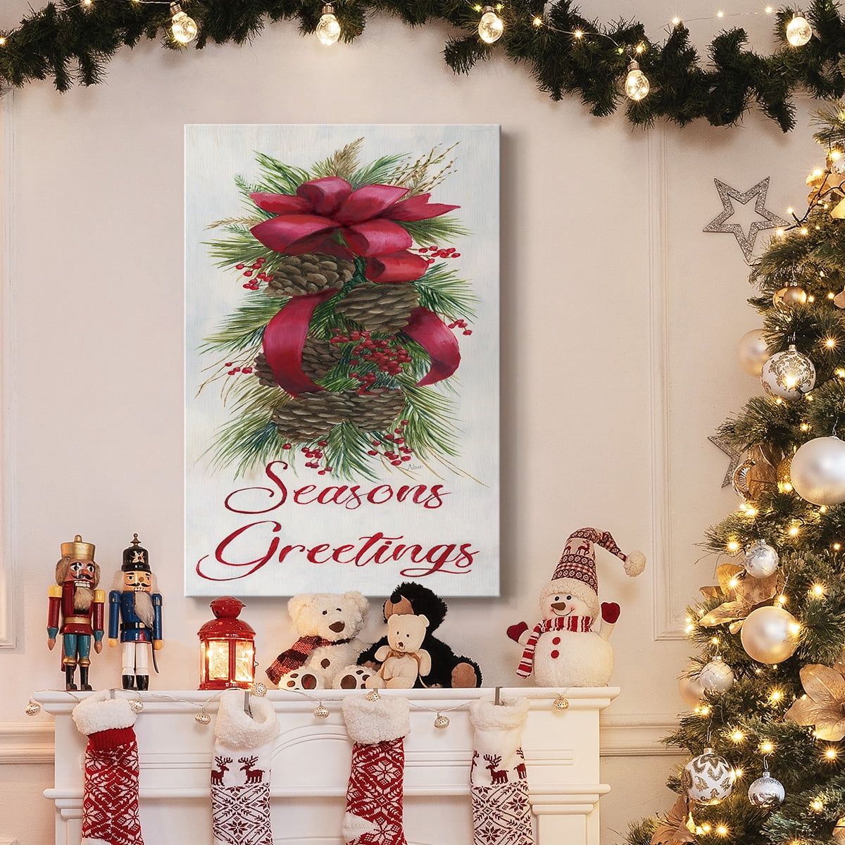 Seasons Greetings- Gallery Wrapped Canvas