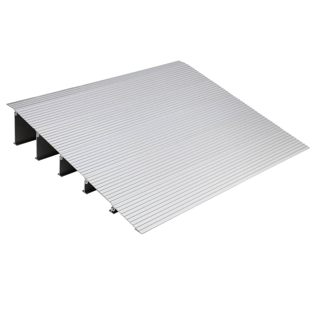 Bingirl 5in Rise Threshold Ramps for Doorways Portable Door Ramps 700 Lbs Capacity Adjustable Aluminum Entry Ramp for Wheelchairs Scooters Walkers and Power Chairs