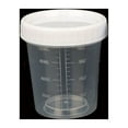 thumbnail image 2 of 120ml Plastic Specimen Sample Jar Craft Container Urine Pot Cup with Lids, 2 of 10
