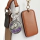 thumbnail image 4 of Exquisito Llavero Decorativo con Colgante Conmemorativo de Cabeza de Caballo Morado, 4 of 6