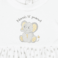 thumbnail image 4 of Inktastic Nana's Lil' Peanut Polka Dot Elephant Girls Baby Dress, 4 of 5
