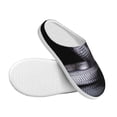 thumbnail image 3 of Haiem Black Cobra Snake Print Women's Fuzzy Memory Foam House Slipper Cozy Home Footwear Non-slip Winter Slippers-42/43, 3 of 7