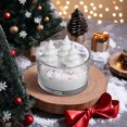 thumbnail image 4 of XYAIYT Christmas Tree Candle Christmas Decorations Winter Forest Scented with Pine and Spice Aroma Creating Cozy Holiday Ambiance for Home Mantel and Table Decor Gifts for Plant Lovers 4.7in White, 4 of 7