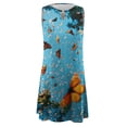 thumbnail image 4 of SMihono Robe d'Été pour Femmes Grande Taille Mode Féminine Imprimée Confortable Sans Manches Décontractée, 4 of 4