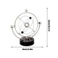 thumbnail image 3 of Newtons Cradle Pendulum, Perpetual Motion Machine Ferris Wheel Balance, USB Battery Dual Use Ferris Wheel Balance Toy, Physics Science Balance Desk Entertainment Decoration for Office, 3 of 8