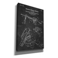 thumbnail image 2 of Epic Graffiti "Ammunition Feeder for Army Rifle Blueprint Patent Chalkboard" Giclee Canvas Wall Art, 18"x26", 2 of 3