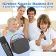thumbnail image 2 of Máquina de karaoke MEGUO Mini Funny Toys con altavoz Bluetooth, 2 of 7