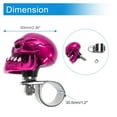 thumbnail image 5 of 30.5mm Car Steering Wheel knob Large Skull Vehicle Steering Wheel Rotator Ball for SUV Pickup Trucks Semi-Trailers Vans Boats Purple 1 Pc, 5 of 6