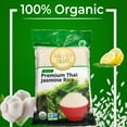 thumbnail image 5 of 20 Pounds (LBS) Organic Premium Thai Hom Mali Jasmine Rice | Endorsed By Pro Chefs | Four Elephants Brand | Cooking Instructions Packaging, 5 of 9